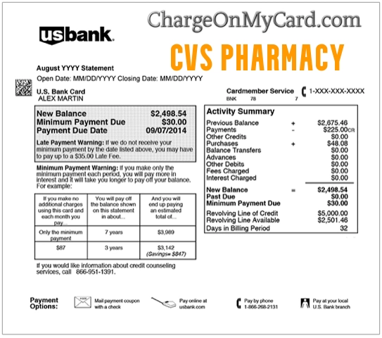 CVS Pharmacy Charge