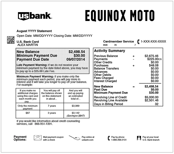 EQUINOX MOTO