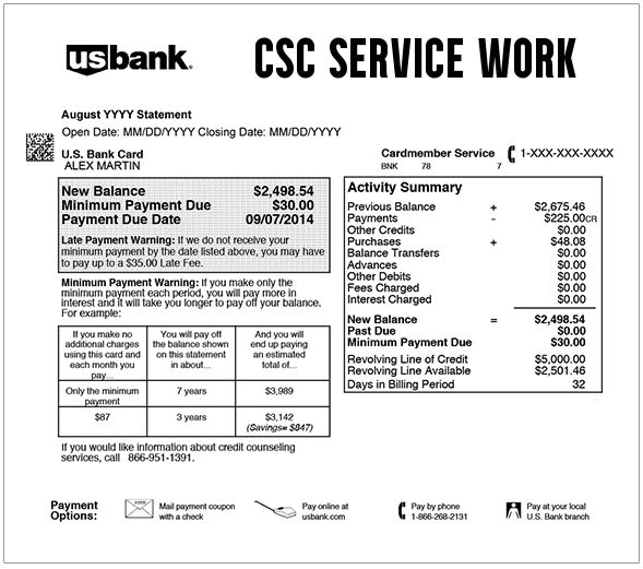 CSC SERVICE WORK charge on credit card Is it Legit?