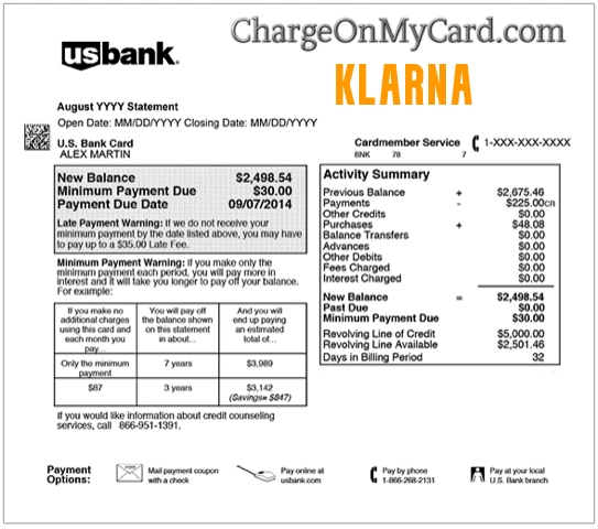 Klarna Charge