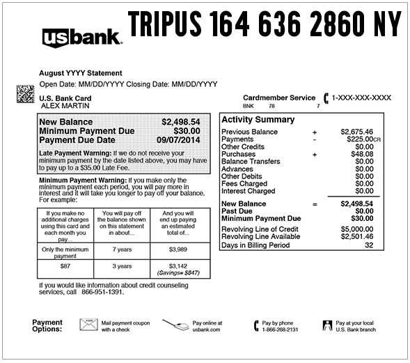 Tripus Charge On My Card