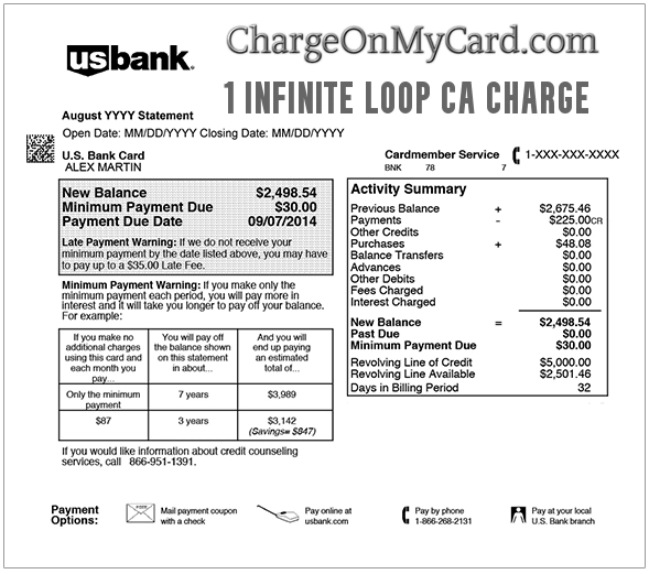 1 INFINITE LOOP CA