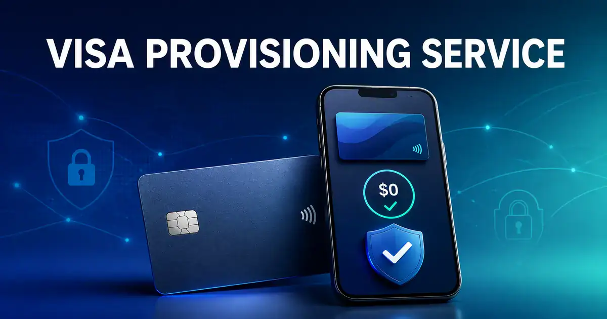 Visa Provisioning Service $0 digital wallet verification